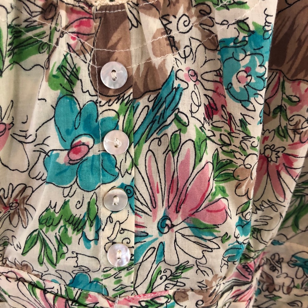 Anthropologie floral blouse